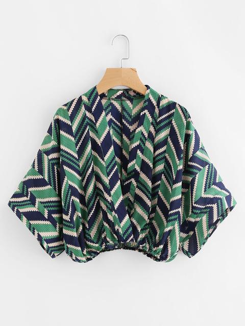 Camicetta Con Maniche Kimono