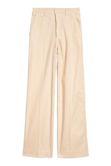 Wide Corduroy Trousers