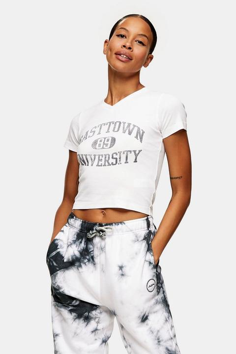 White East Town University T-shirt