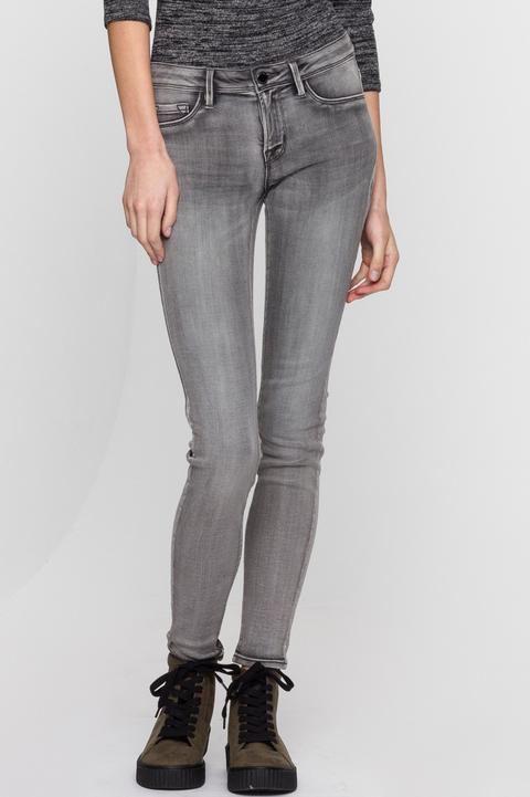 Jeans Skinny Vita Bassa Grigi