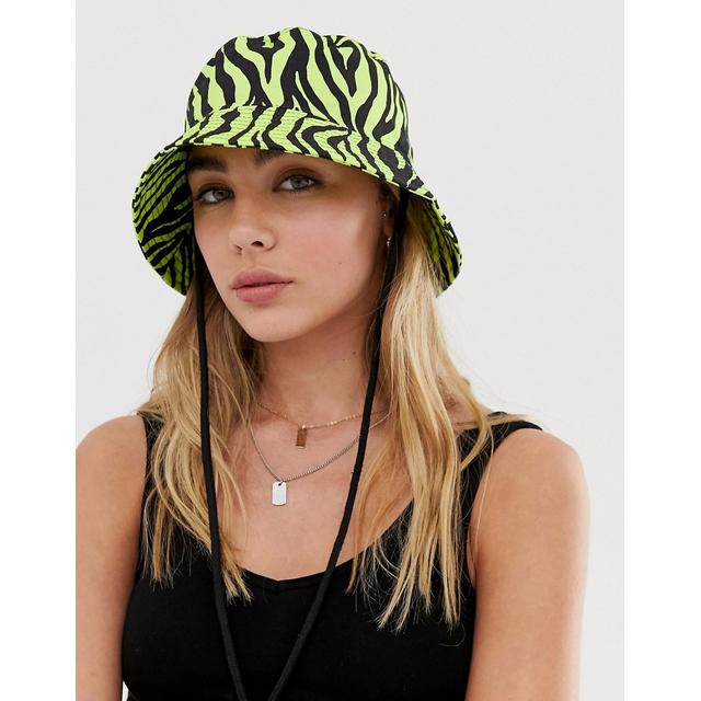 zebra bucket hat