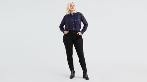 310™ Shaping Skinny Jeans (plus Size) - Schwarz / Black Galaxy