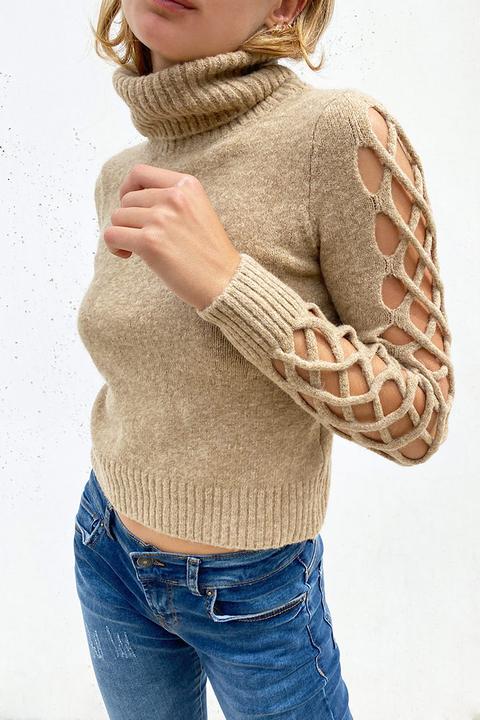 Remixed Turtleneck Sweater