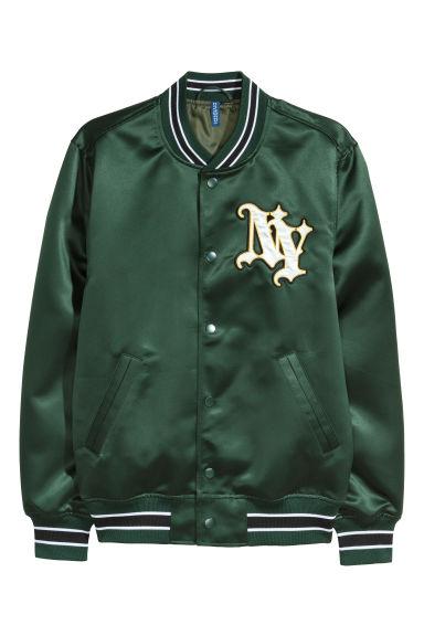 Chaqueta De Béisbol Bordada