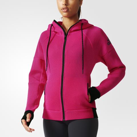 Chaqueta Con Capucha Daybreaker Mesh - Rosa Adidas | Adidas España