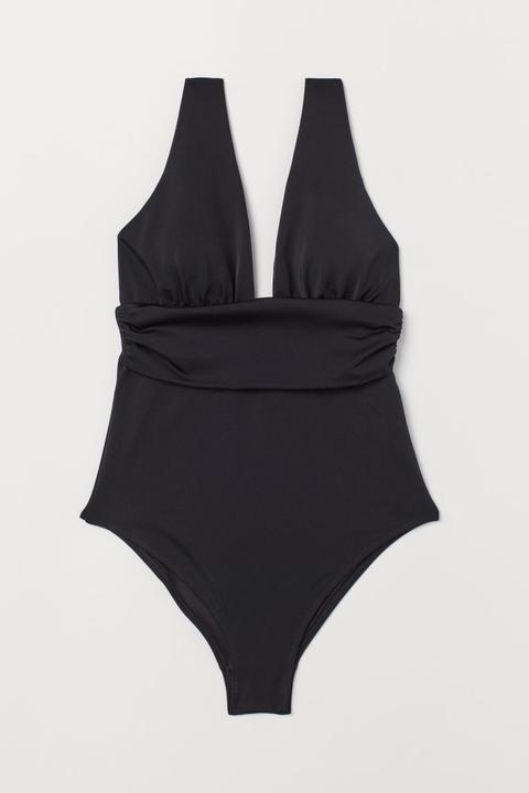 Traje De Baño Efecto Moldeador - Negro