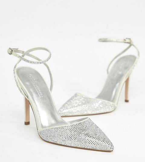 Asos Design - Pharaoh - Scarpe Con Tacco Alto Decorate Da Sposa - Crema