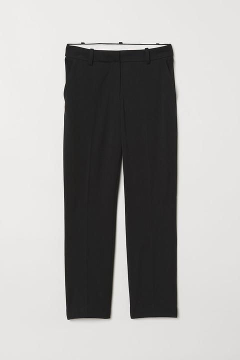 Cigarette Trousers - Black