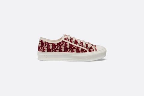 Sneaker Walk'n'dior In Tela Ricamata Dior Oblique