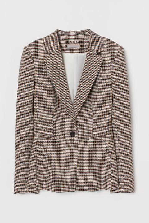 Ein-knopf-blazer - Beige - Damen