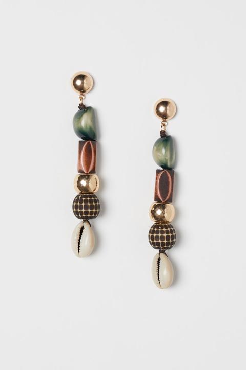 H & M - Pendientes Largos - Oro