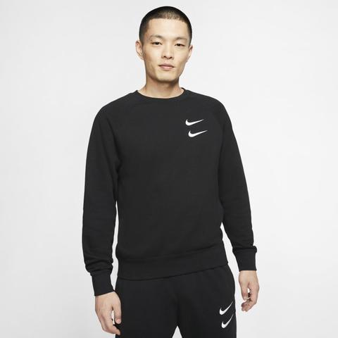 Nike Sportswear Swoosh Sudadera De Tejido French Terry - Hombre - Negro