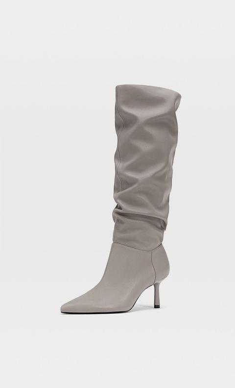 Botas Tacón Arrugadas