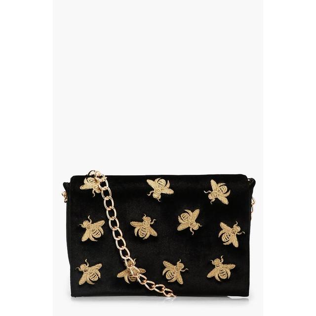 boohoo gold bag