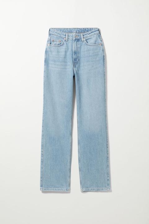 Rowe Extra High Straight Jeans - Blue from Weekday on 21 Buttons