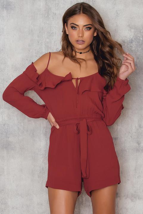 Becca Flip Dress Red