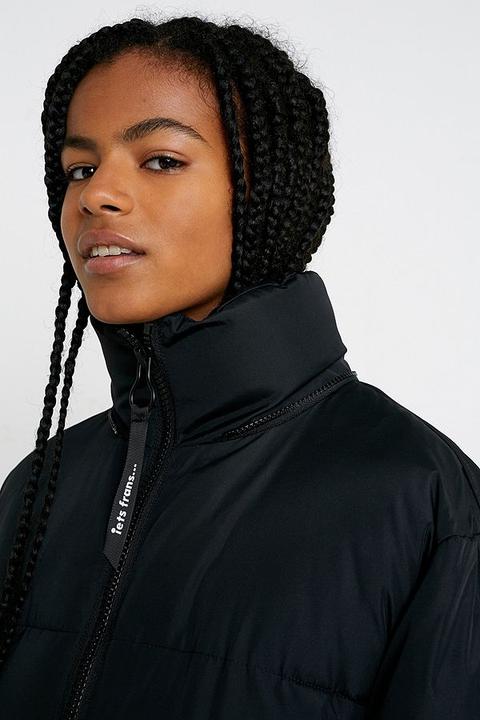 Iets Frans. Maxi Puffer Coat - Black M At Urban Outfitters from Urban ...