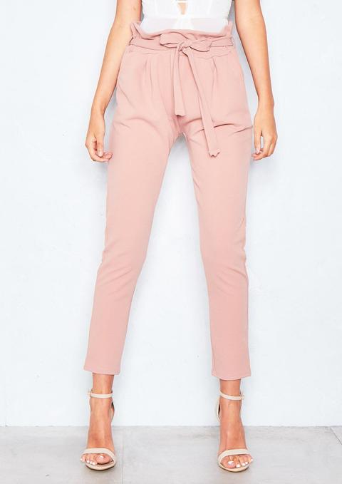 Kenzie Pink Straight Leg Trouser