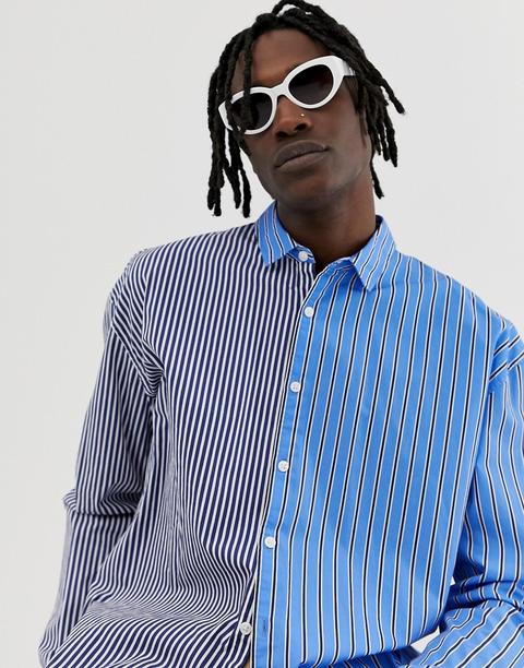 Asos Design - Occhiali Da Sole Bianchi Ovali - Bianco from ASOS on 21  Buttons