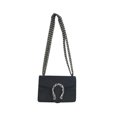 Riola Mermaid Lock Leather Cross Body Bag