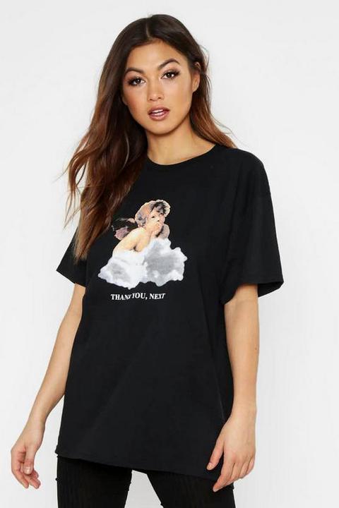 Cherub Rocket Print Extreme Oversized T-shirt