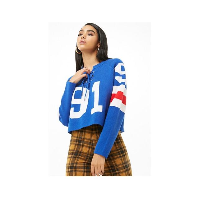 varsity striped sweater