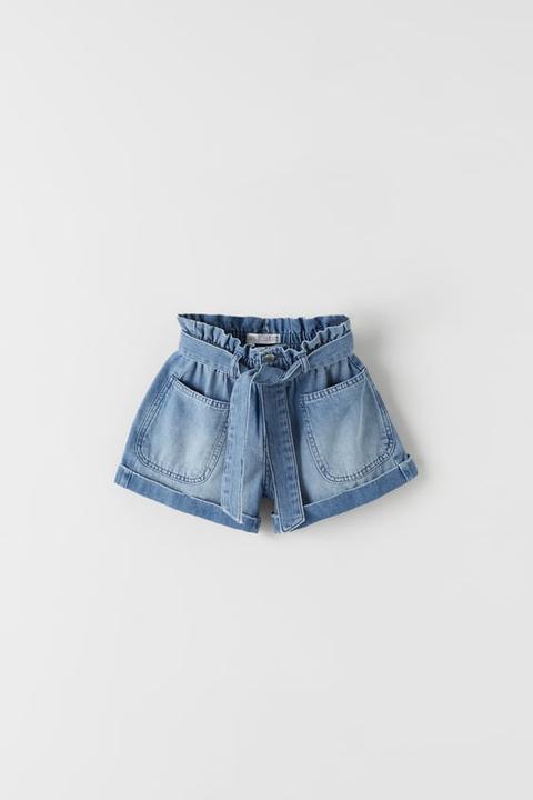 Short En Jean À Poches