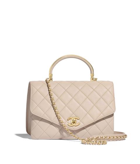 chanel flap with top handle