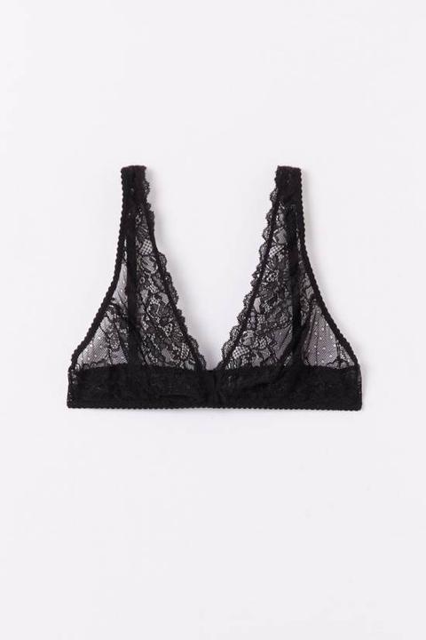 Reggiseno Bralette In Pizzo