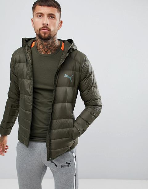 puma packable hooded jacket