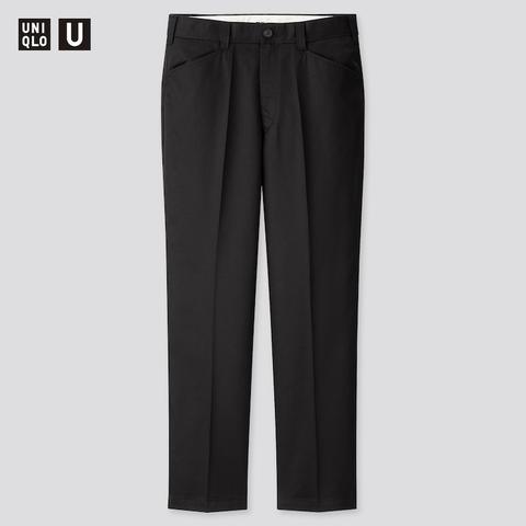 Uniqlo U Pantalon Coupe Large Plissé Et Fuselé Homme