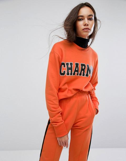 Charms Oversized Sweat With Logo Co-ord