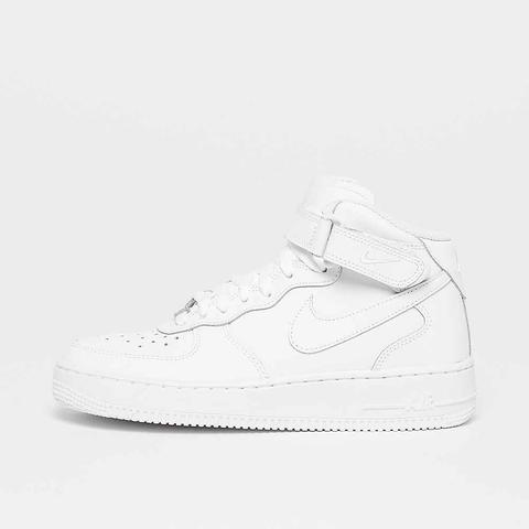 Air Force 1 Mid (gs) Wht/wht