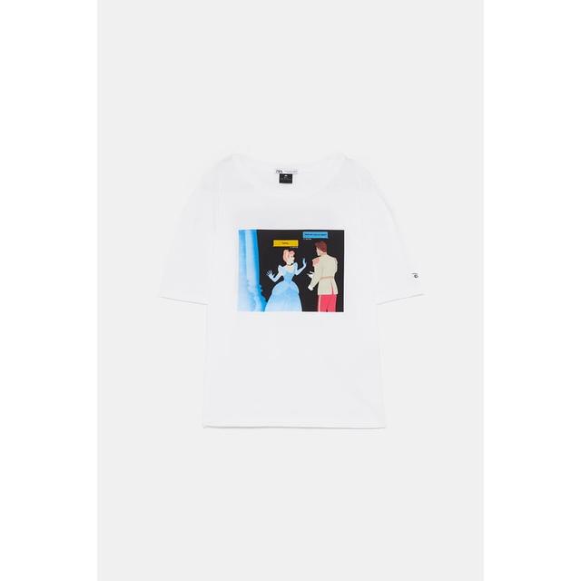 snow white t shirt zara