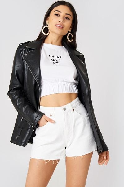 Cheap Monday Donna Shorts - White