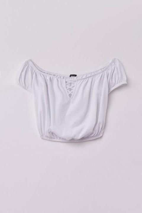 T-shirt Crop Incrocio
