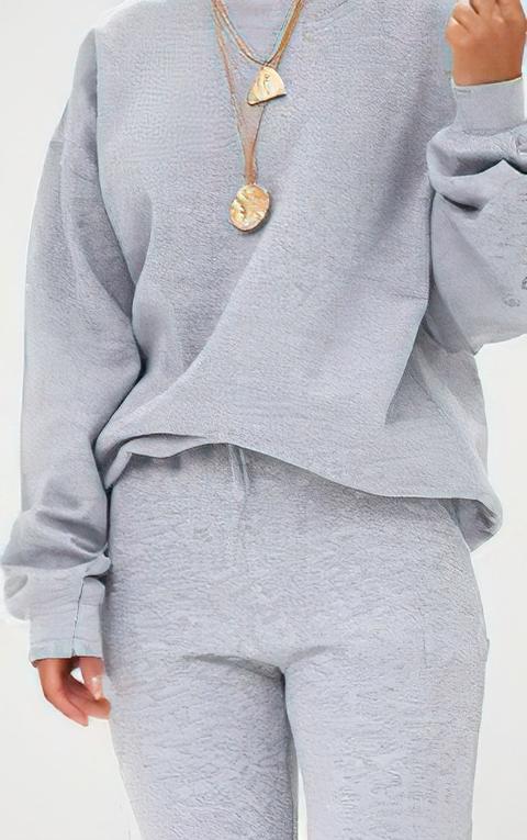 Grey Marl Ultimate Oversized Sweatshirt