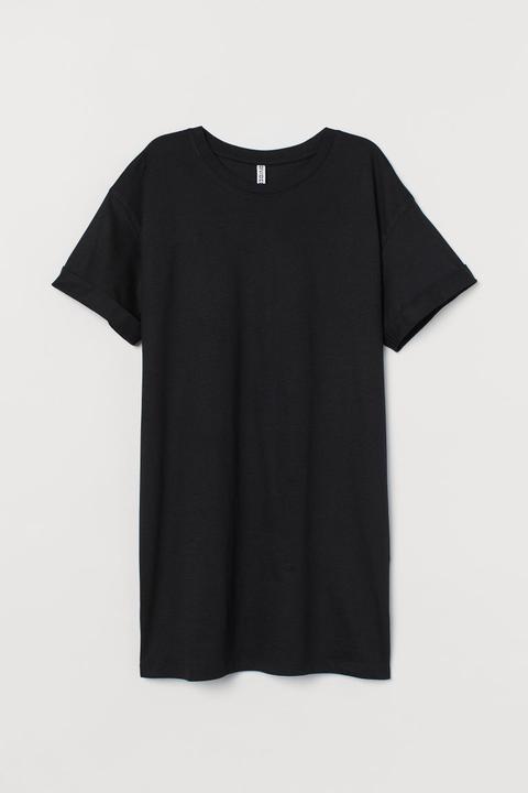 T-shirt Long - Noir