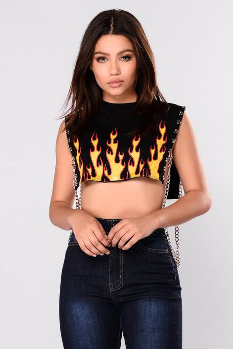 Entertain Me Top - Black