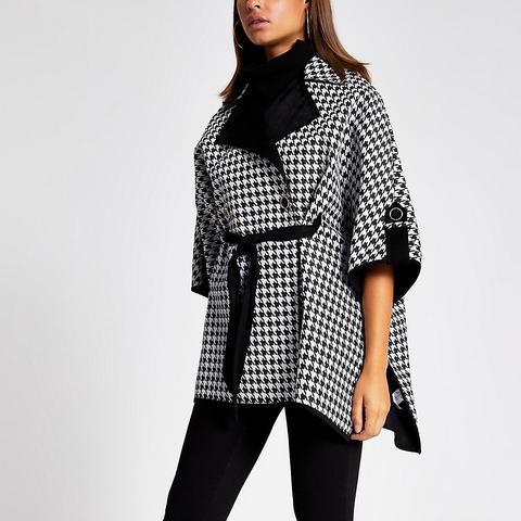 belted cape jacket