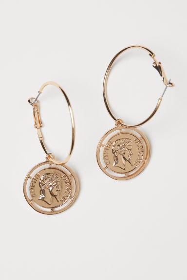 Runde Ohrringe - Gold - Damen