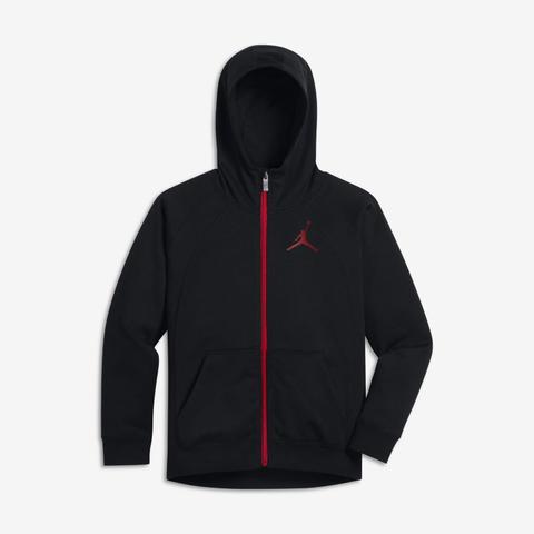 Jordan Sportswear Wings Sudadera Con Capucha Con Cremallera Completa - Niño - Negro