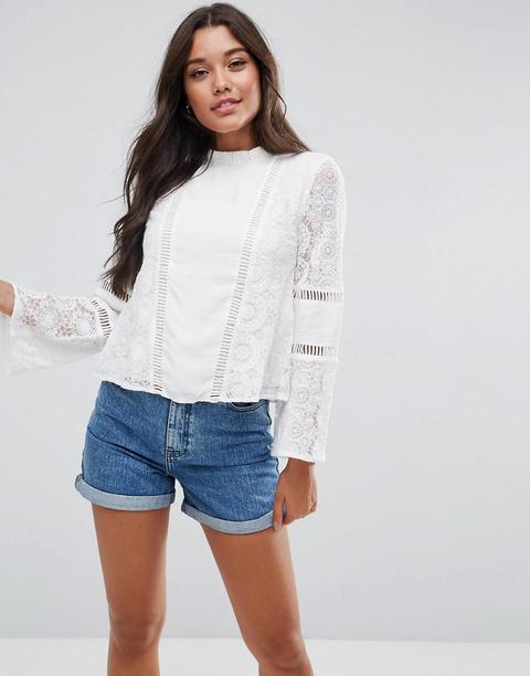 Minkpink - Palace - Blusa - Bianco