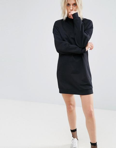 Asos - Ultimate - Vestito In Felpa Oversize - Nero