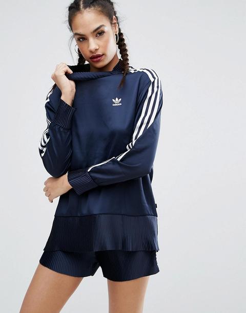 Sudadera Con Ribete Plisado Adicolor Deluxe De Adidas Originals