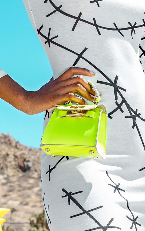 Neon Lime Micro Mini Bag