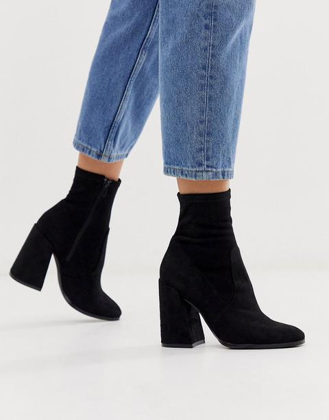 bottine effet chaussette
