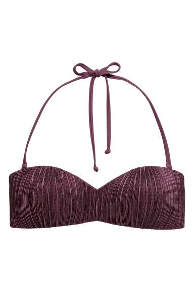 H & M - Top Bikini A Fascia - Rosa