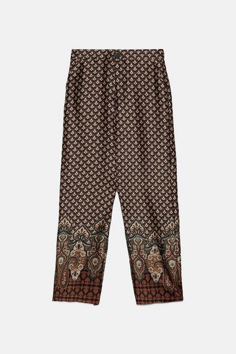 Pantalón Fluido Estampado