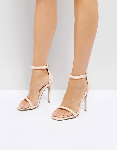 Sandalias Minimalistas Con Tira Al Tobillo De Missguided